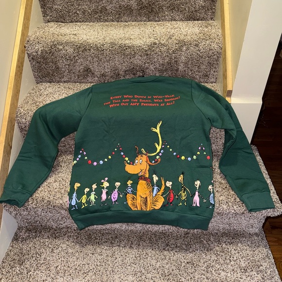 The Grinch Graphic Sweatshirt in Green - Picture 2 of 2